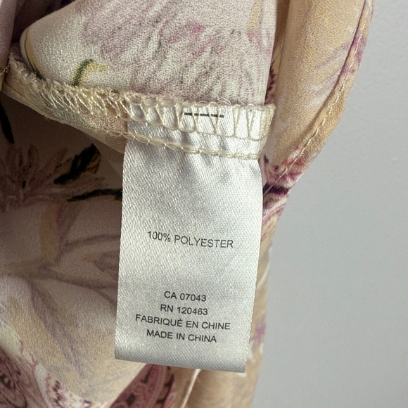 Joie Peasant-style Soft Pastel Patchwork Floral Long Sleeve Blouse Size Large - Picture 11 of 13